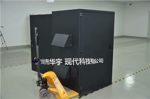 我司21號發貨浙江，為浙江某公司提供定製款恒溫恒濕戶外投影儀安裝櫃(圖1)