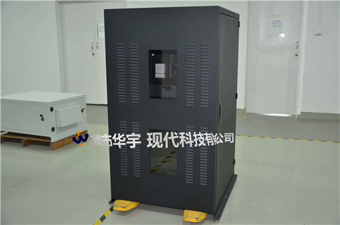 我司21號發貨浙江，為浙江某公司提供定製款恒溫恒濕戶外投影儀安裝櫃(圖2)